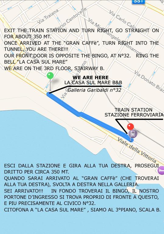 לינה וארוחת בוקר צ'יוויטווקיה La Casa Sul Mare מראה חיצוני תמונה